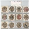 Image 1 : LOT OF 12 DIFFERENT WOODEN NICKELS INCLUDING IROQUOIS FALLS LOGGING CARNIVAL, FORT EDMONTON, WEST ED