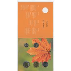 2013 5-PIECE O CANADA SET THAT INCLUDES MAPLE LEAF 25 CENTS.
