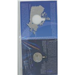 2011 25TH ANNIVERSARY OF RICK HANSEN’S MAN IN MOTION WORLD TOUR MEDAL.