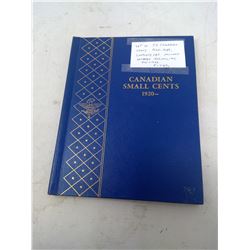 LOT OF 54 CANADIAN CENTS 1920 – 1969. COMPLETE SET INCLUDES THE KEY DATES 1922, 1923, 1924, 1925 & 1