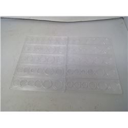 LOT OF 10 NEW CWS HARD PLASTIC HOLDERS FOR MINT SETS.