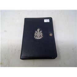 1973 7-COIN PRESTIGE SPECIMEN SET IN CASE OF ISSUE. INCLUDES RCMP SILVER DOLLAR.