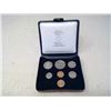 Image 2 : 1977 7-COIN CUSTOM SET IN CASE OF ISSUE. INCLUDES AN EXTRA CENT TO SHOW THE OBVERSE.