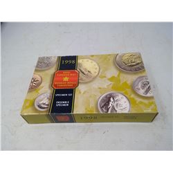 1998 7-COIN SPECIMEN SET IN CASE OF ISSUE.