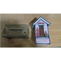 2 TISSUE COVERS VINTAGE