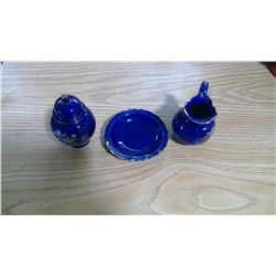 CREAM AND SUGAR + SAUCER SET MADE IN JAPAN