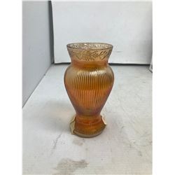 VINTAGE CARNIVAL GLASS VASE
