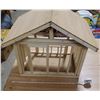 Image 1 : WOOD MODEL FRAMED DOLLHOUSE OR NATIVITY SCENE