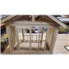Image 2 : WOOD MODEL FRAMED DOLLHOUSE OR NATIVITY SCENE
