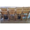 Image 1 : 4 WOODEN FOLDING CHAIRS