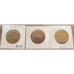1969, 1972, 1980 CANADA DOLLARS