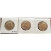 Image 1 : 1971, 1974, 1976 US HALF DOLLARS