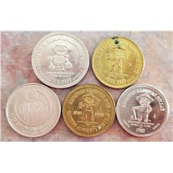 EDMONTON, AB TOKENS (KLONDIKE DAYS, OILERS)