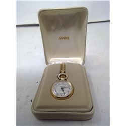 AVON 17 JEWELS POCKET WATCH