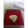 Image 3 : AVON HEART PENDANT LOCKET (GOLD COLOURED)