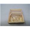 Image 1 : SMALL WOODEN BOX, W/BROACH AND NECKLACE