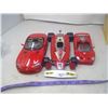 Image 2 : 3 RED MODEL CARS