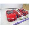 Image 4 : 3 RED MODEL CARS