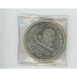 1964 CANADIAN CENTENNIAL NUMISMATIC PARK COIN (SUDBURY, ON)