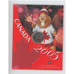 2005 CANADA 25 CENT COIN