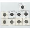 Image 1 : 4 2007 OLYMPIC CANADIAN QUARTERS AND 5 US QUARTERS (1975-76)