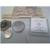 Image 2 : FOREIGN BILL, STERLING SILVER JIMMY CARTER TOKEN, ECT.