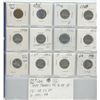 Image 1 : 12 CANADIAN NICKLES FROM VARIOUS YEARS