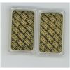Image 2 : FAKE! 2 GOLD PLATED INGOTS (PLEASE INSPECT BEFORE BIDDING)