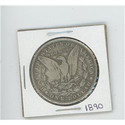 FAKE 1890 US MORGAN DOLLAR 23 GRAMS. REPRODUCTION.