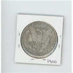 FAKE 1900 US MORGAN DOLLAR 23 GRAMS. REPRODUCTION.