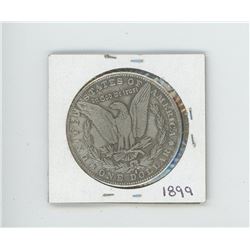FAKE 1899 US MORGAN DOLLAR 23 GRAMS. REPRODUCTION.
