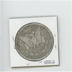 FAKE 1882 US MORGAN DOLLAR 23 GRAMS. REPRODUCTION.
