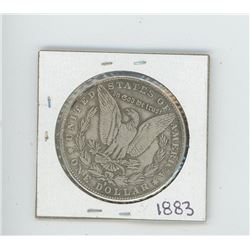 FAKE 1883 US MORGAN DOLLAR 23 GRAMS. REPRODUCTION.