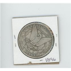 FAKE 1896 US MORGAN DOLLAR 23 GRAMS. REPRODUCTION.