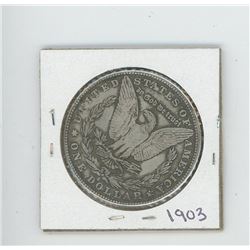 FAKE 1903 US MORGAN DOLLAR 23 GRAMS. REPRODUCTION.