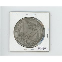FAKE 1894 US MORGAN DOLLAR 23 GRAMS. REPRODUCTION.