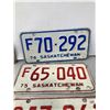 Image 4 : 8 SASK LICENCE PLATES