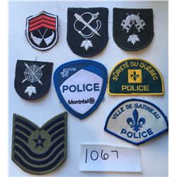 MISC MILITARY & POLICE PATCHES