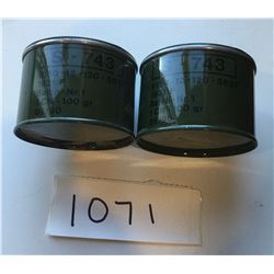 2 BOTTLES US MILITARY VASELINE FROM 1931