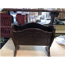 VINTAGE SIDE TABLE ( DARK BROWN )