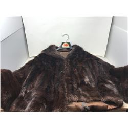 SUITCASE (SMALL) + FUR COAT (REAL FUR)