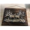 Image 2 : HANGING WOODEN DECOR OF DEER + FOREST