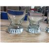 Image 3 : (3) CRYSTAL GLASS CUPS