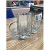 Image 3 : (2 ) CRYSTAL GLASS CUPS