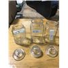 Image 2 : 3 VINTAGE GLASS JARS