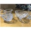Image 3 : LID + CUP + CREAMER + TINY CANDY BOWL (CRYSTAL)
