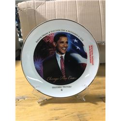BARACK OBAMA PLATE