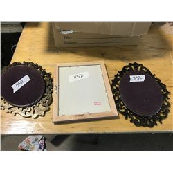 (3) PICTURES W/ FRAMES