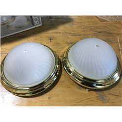 (2) CEILING LIGHTS