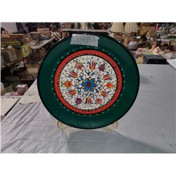 HANDMADE DECORATIVE PLATE & STAND